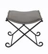 Upholstered Solid Iron Stool